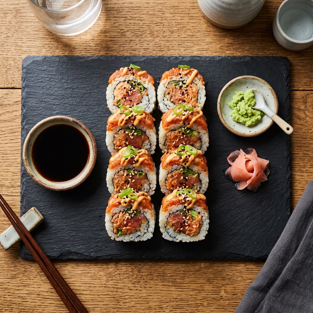 Spicy Tuna Sushi Rolls
